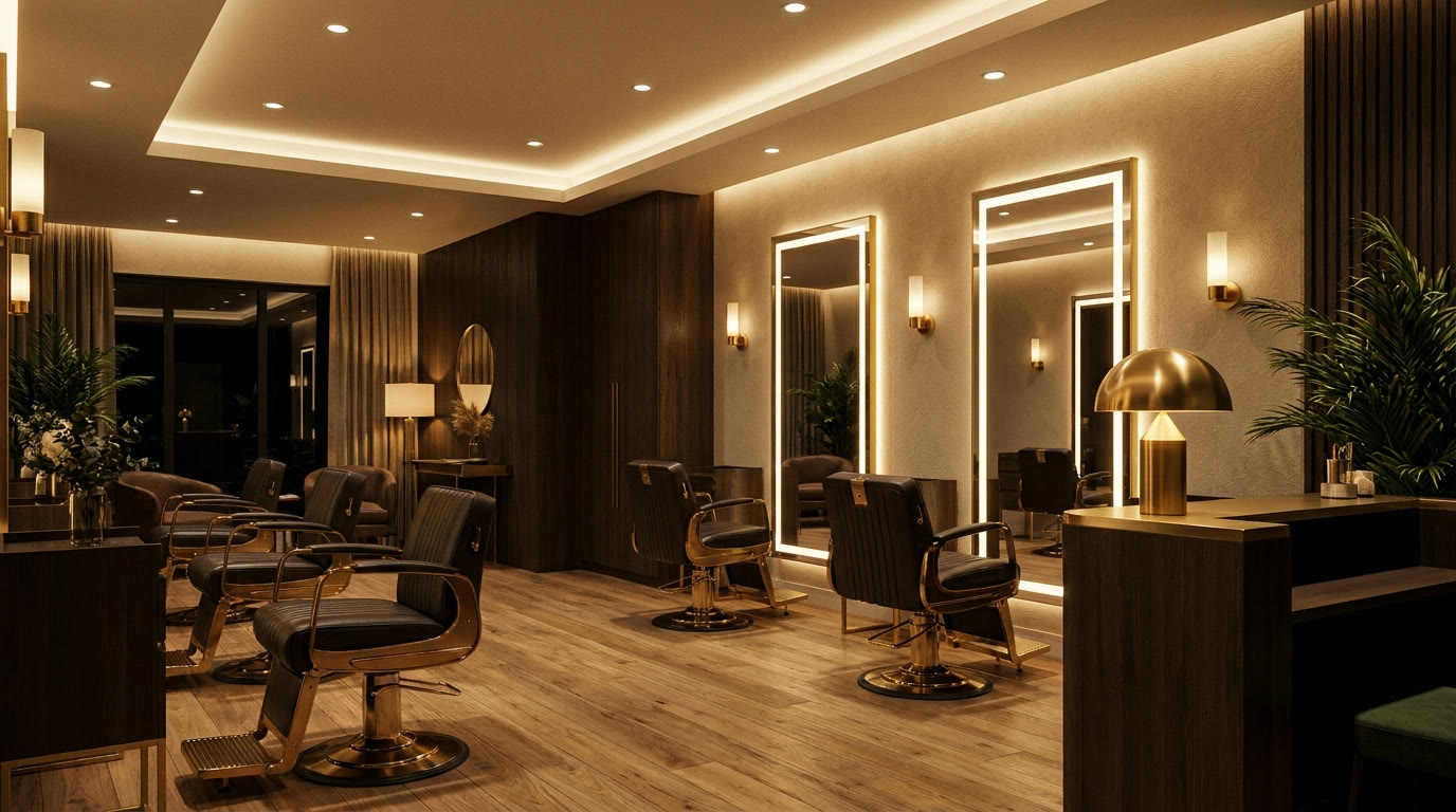 Eleganter Salon-Innenraum